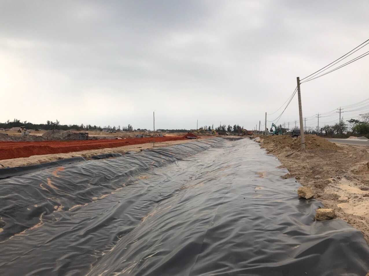 thi công màng chống thấm HDPE tại Nghệ An